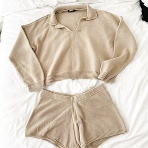Nasty gal Knit Matching Set M